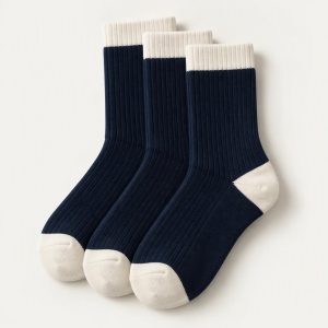 Crew Socks 3er-Pack „Navy Chalk“