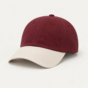 Six-Panel Cap „Burgundy Cream“