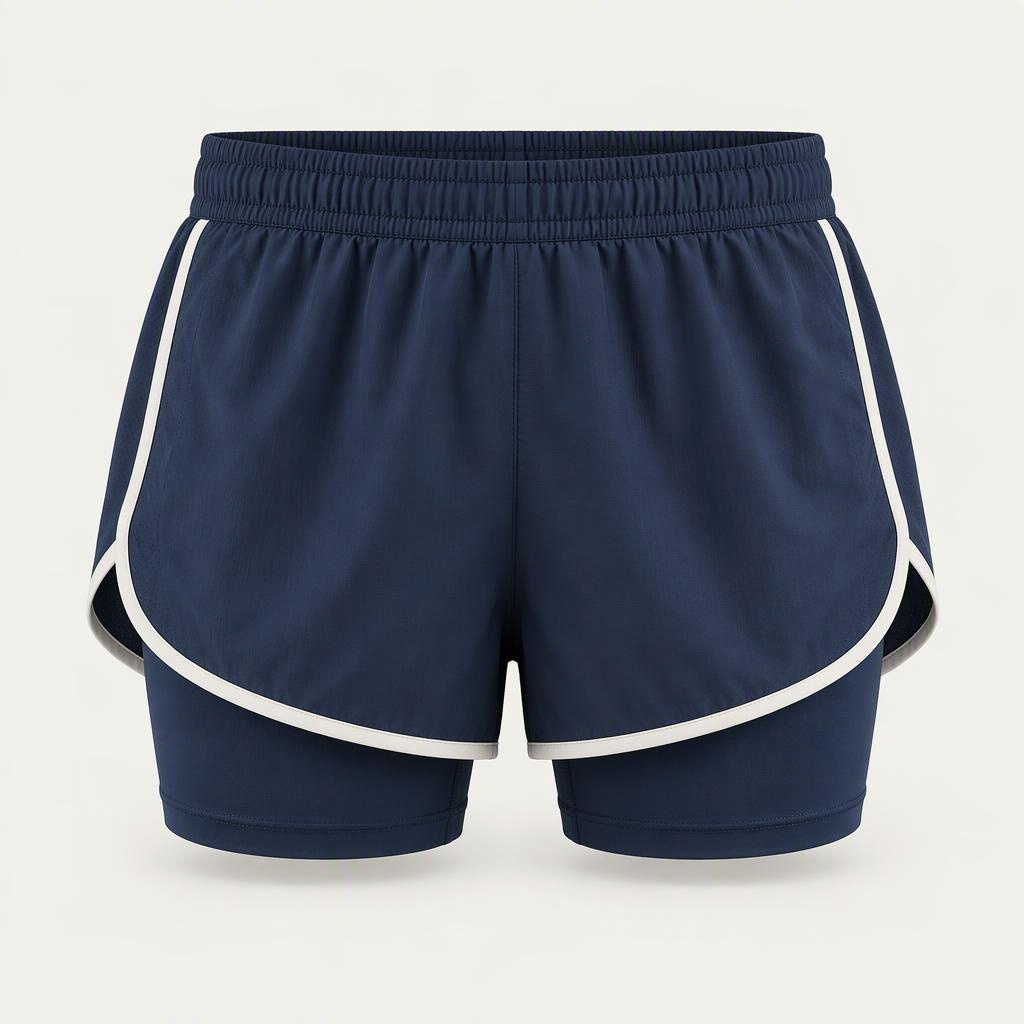 2-in-1 Short „Navy Chalk“