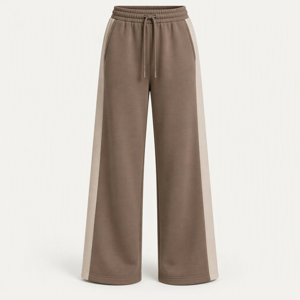 Wide Leg Sweatpant „Mocha Latte“