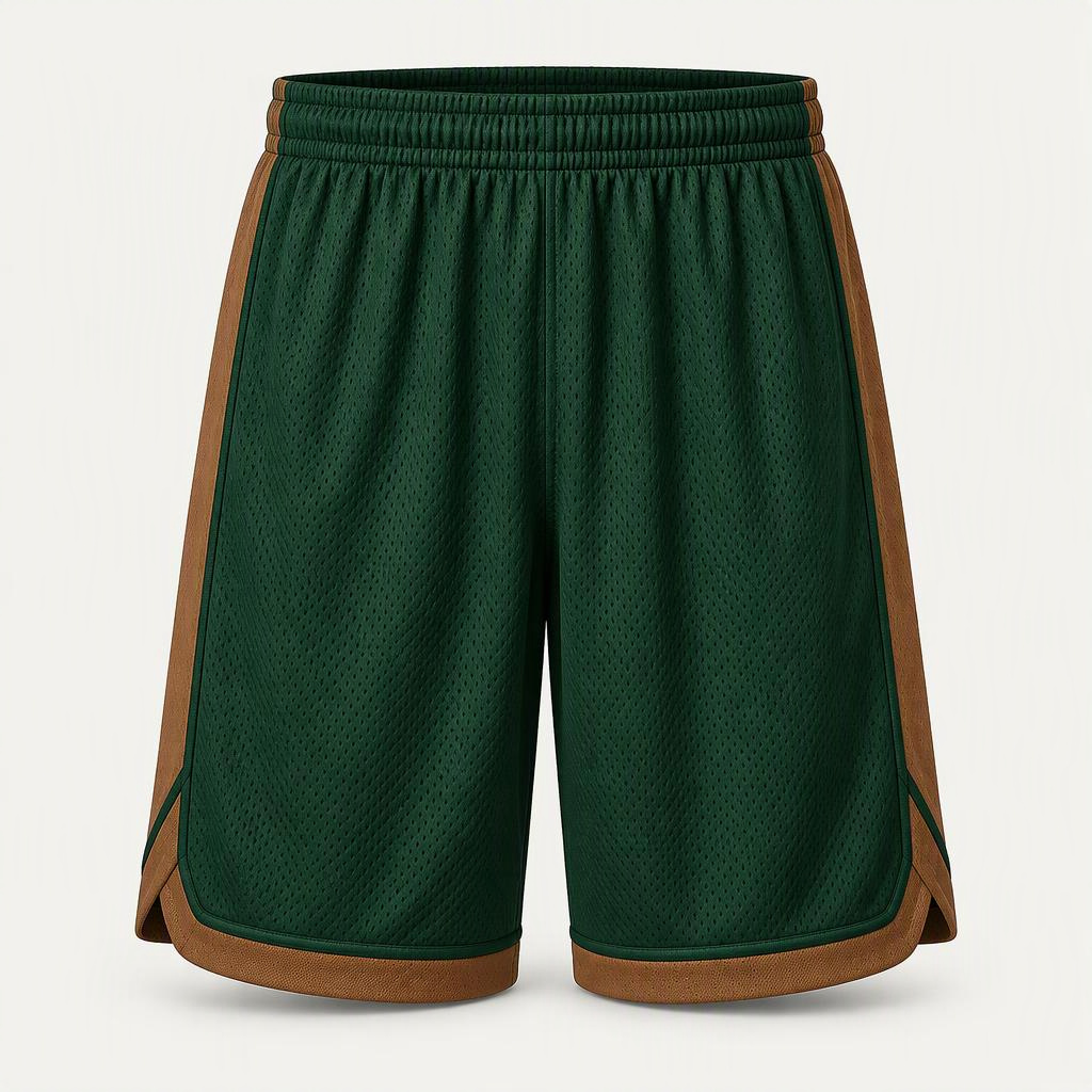 Basketball Short Mesh „Forest Gum“