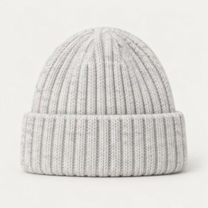 Beanie Rib „Glacier White“