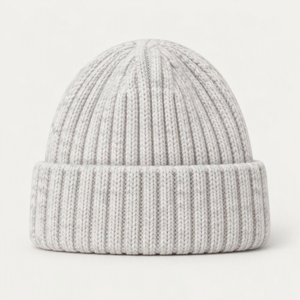 Beanie Rib „Glacier White“