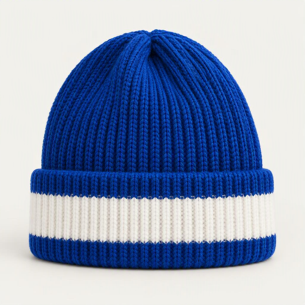 Beanie Rib „Cobalt Rush“