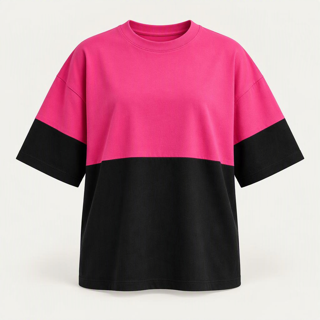 Boxy Tee „Electric Pink“