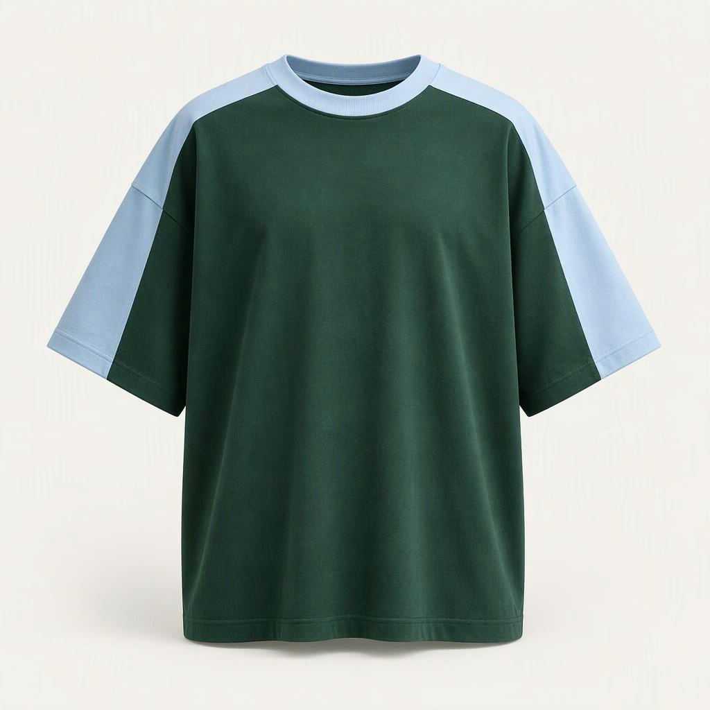 Boxy Tee „Pine Ice“