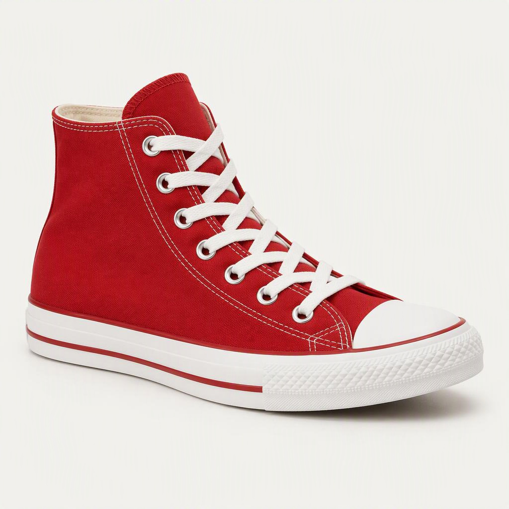 Canvas Classic Hi „Cherry Red“