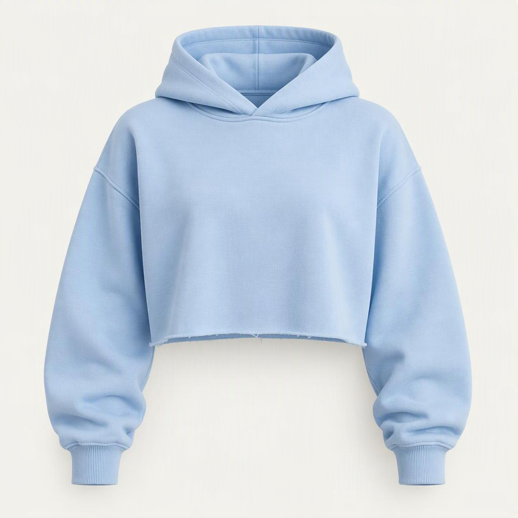 Cropped Hoodie „Sky Haze“
