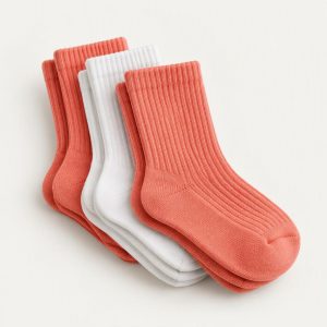 Crew Socks 3er-Pack „Coral Pop“