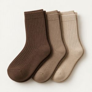 Crew Socks 3er-Pack „Mocha Latte“