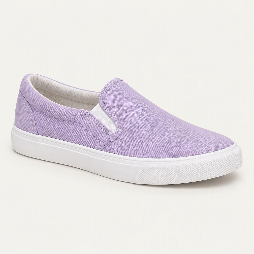 Canvas Slip-On „Lilac Mist“
