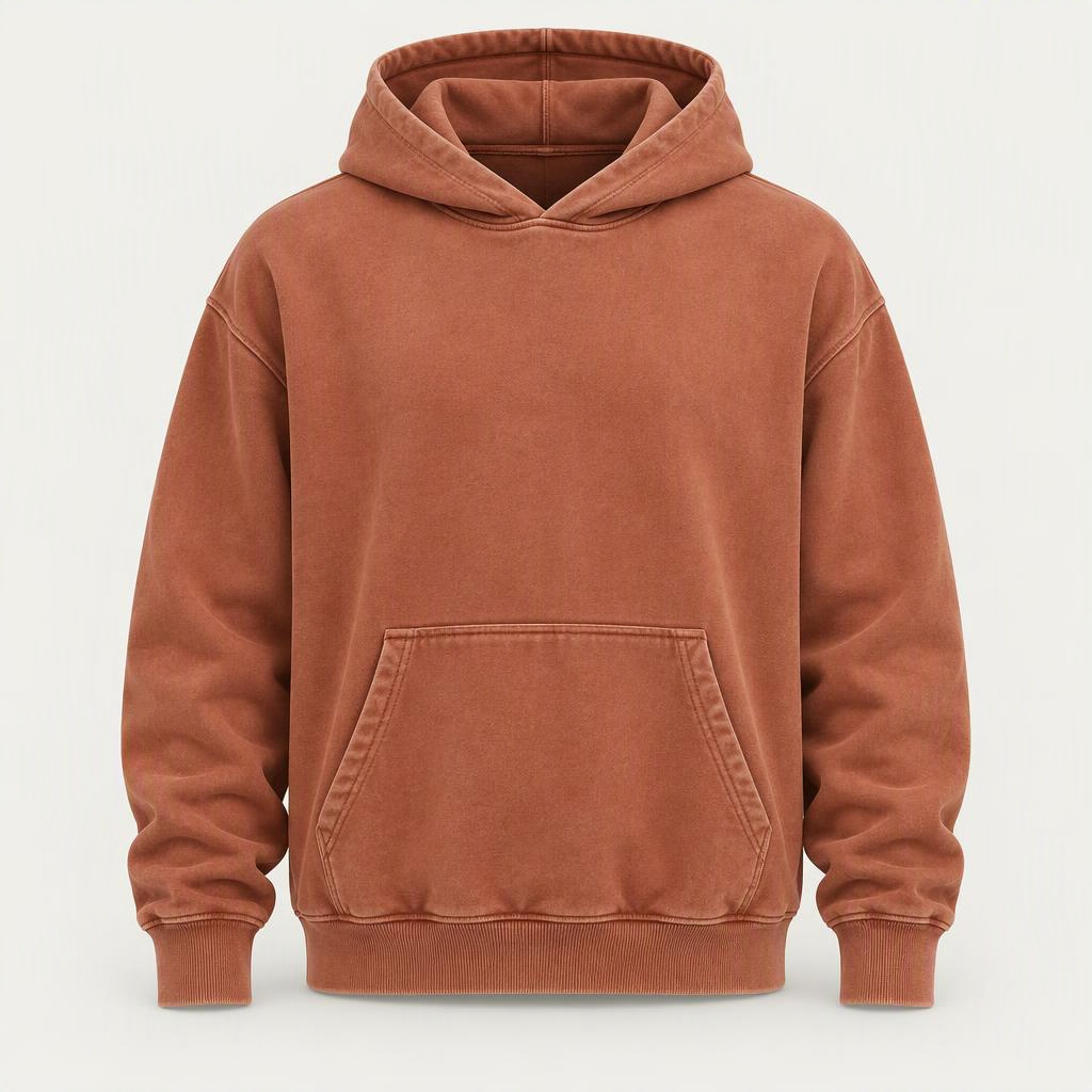Garment Dyed Hoodie „Terracotta“