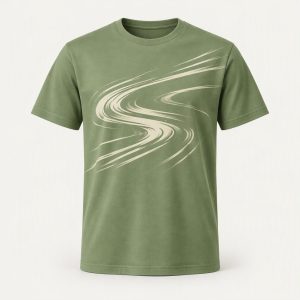 Graphic Motion Tee „Matcha“