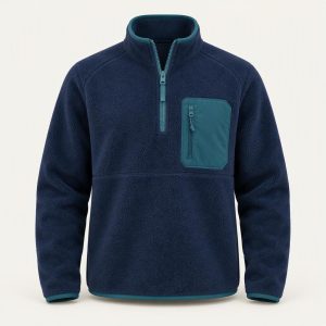 Half-Zip Fleece „Midnight Teal“