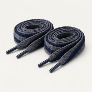 Schnürsenkel flach „Slate Navy“