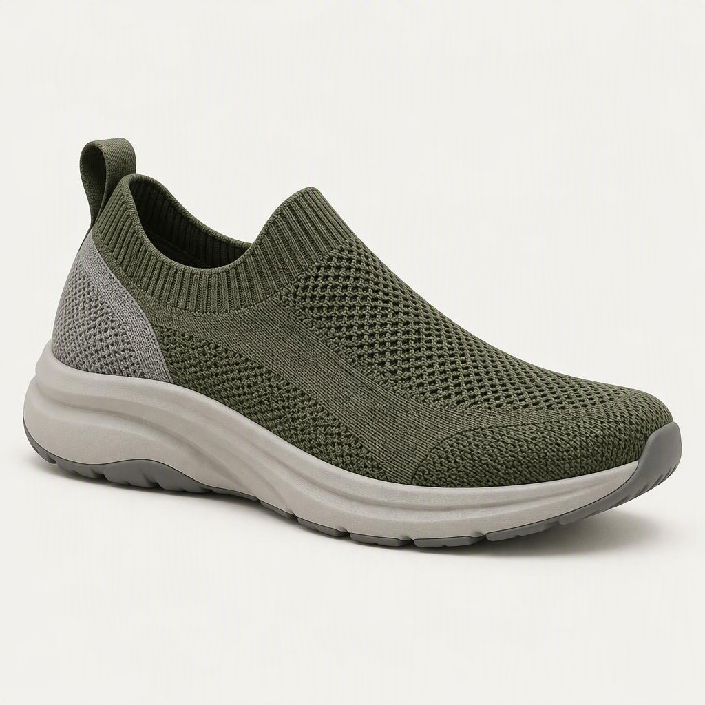 Laceless Knit Slip „Moss Stone“