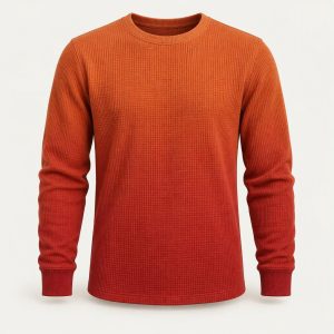 Longsleeve Waffle „Sunset Ember“