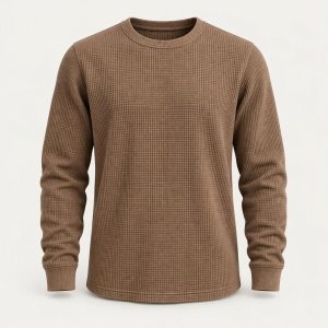 Longsleeve Waffle „Desert Clay“