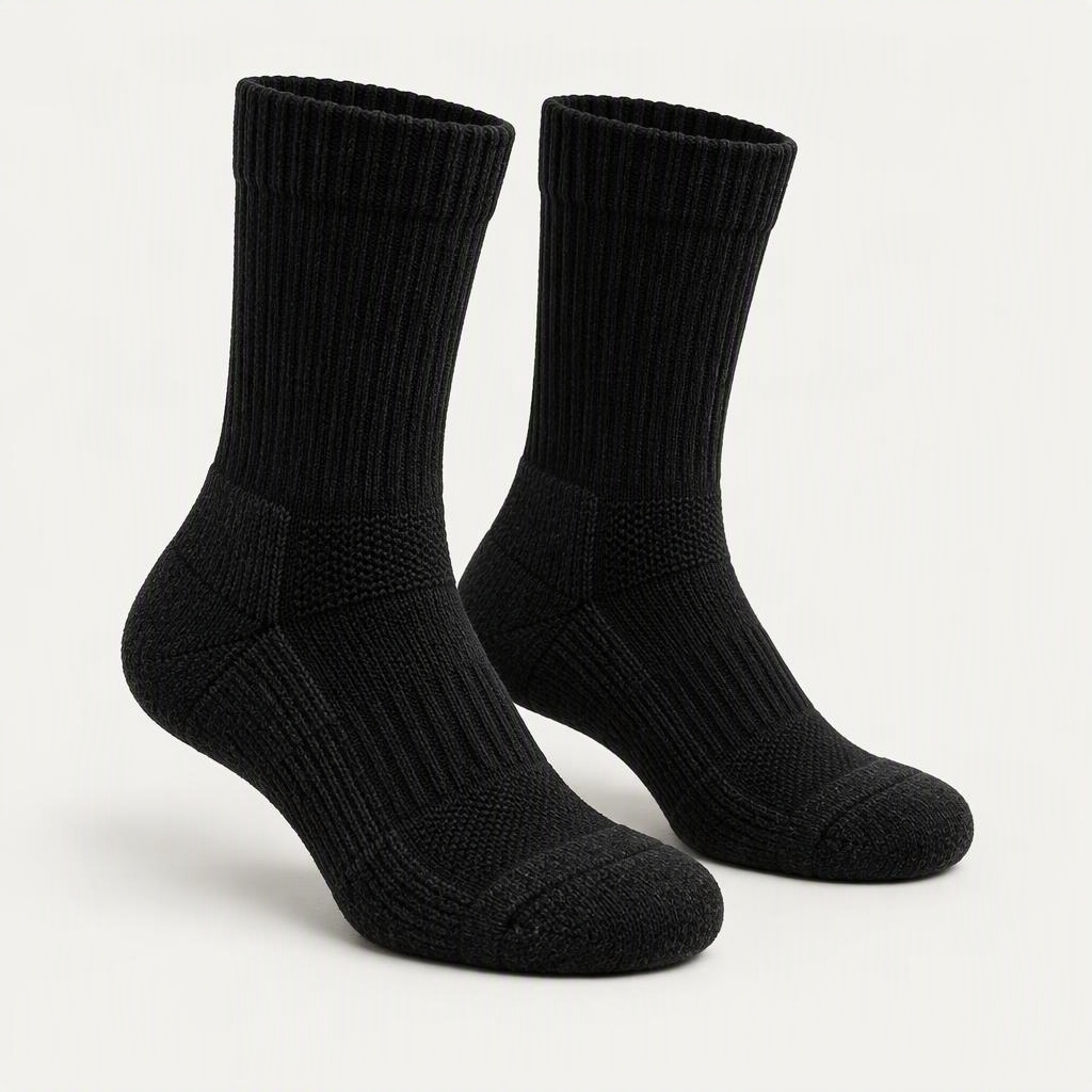 Merino Hike Socks „Triple Black“
