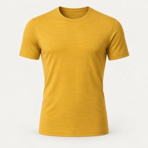 Merino Tee „Saffron“