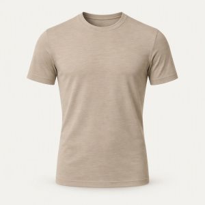Merino Tee „Sand Dune“