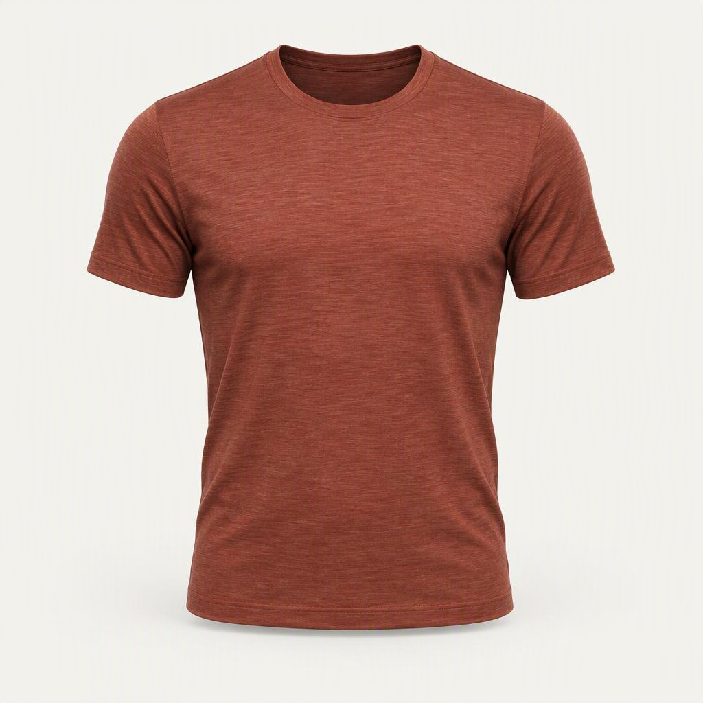 Merino Tee „Rust Canyon“