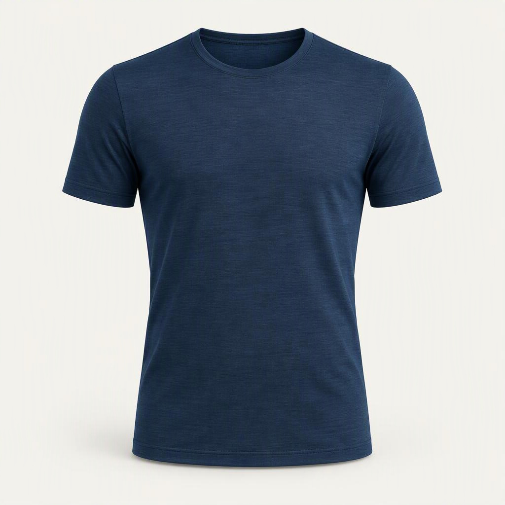 Merino Tee „Ocean Depth“
