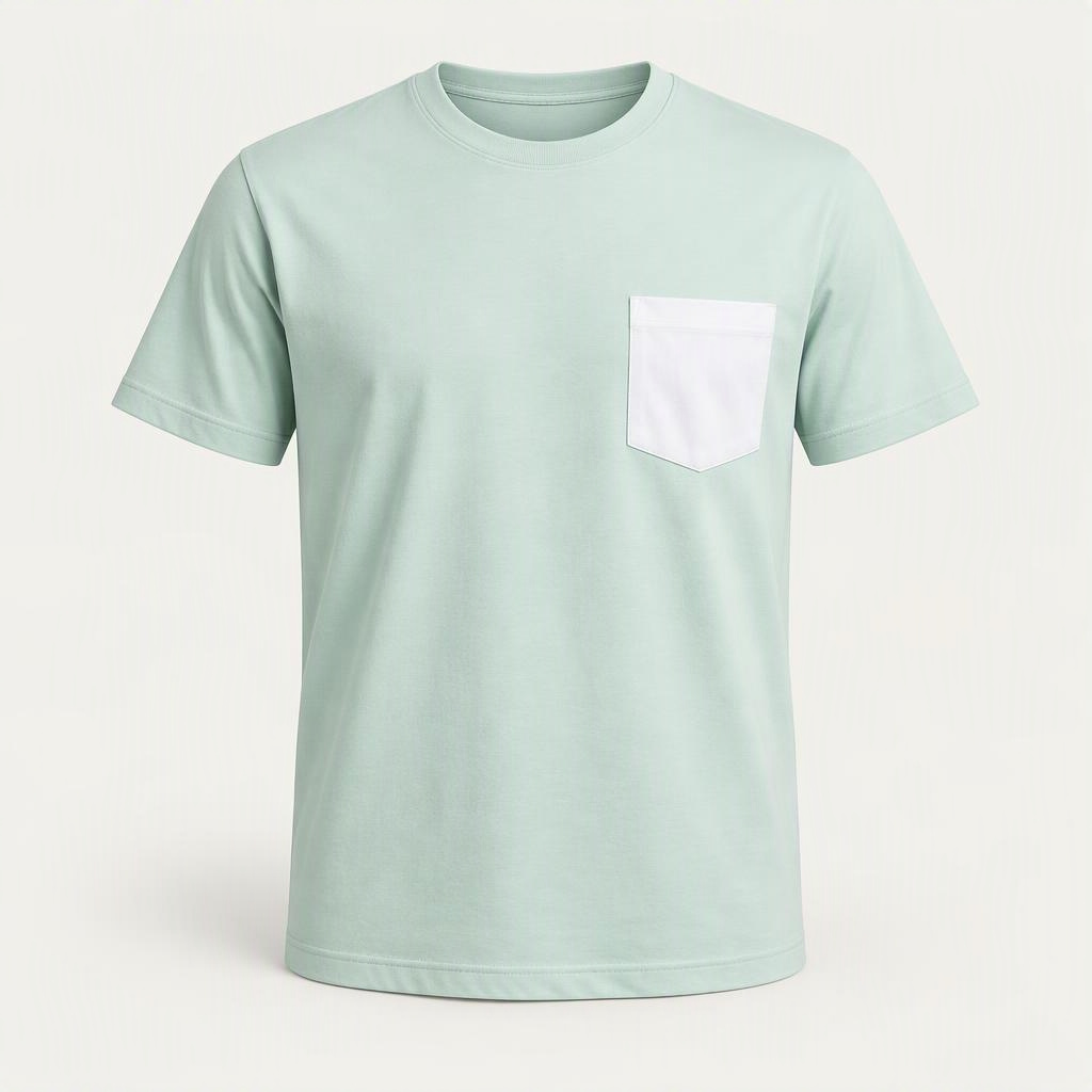 Pocket Tee „Arctic Mint“
