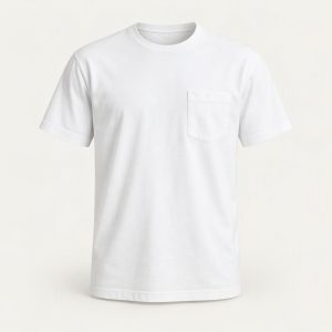 Pocket Tee „Triple White“