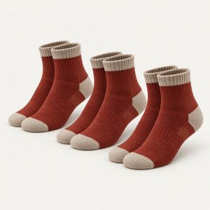 Quarter Socks 3er-Pack „Rust Canyon“
