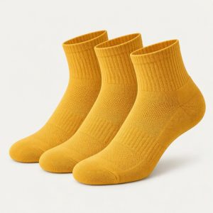Quarter Socks 3er-Pack „Saffron“