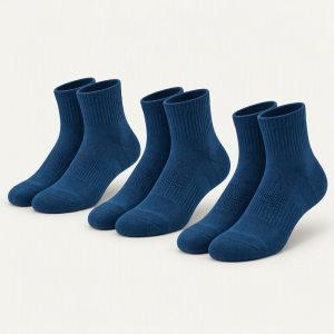 Quarter Socks 3er-Pack „Ocean Depth“
