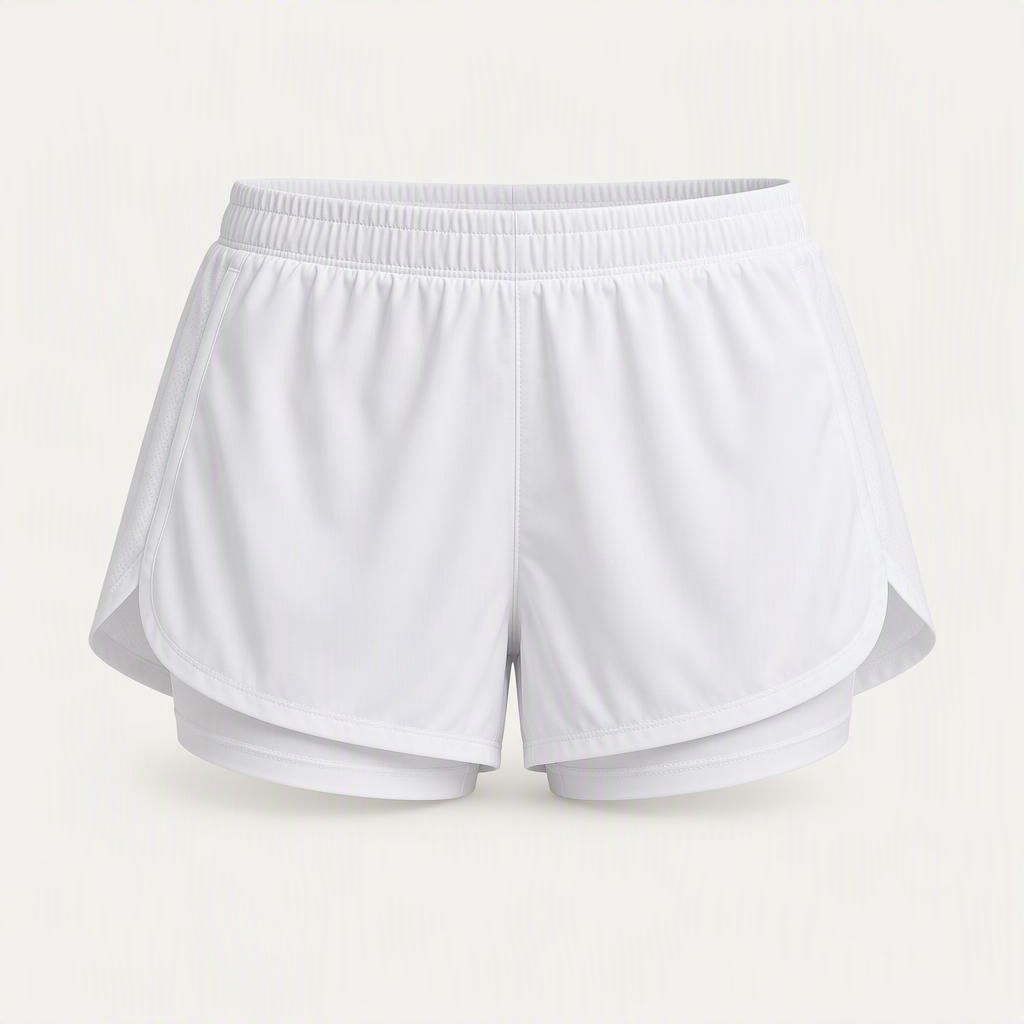 Run Short 5" „Triple White“