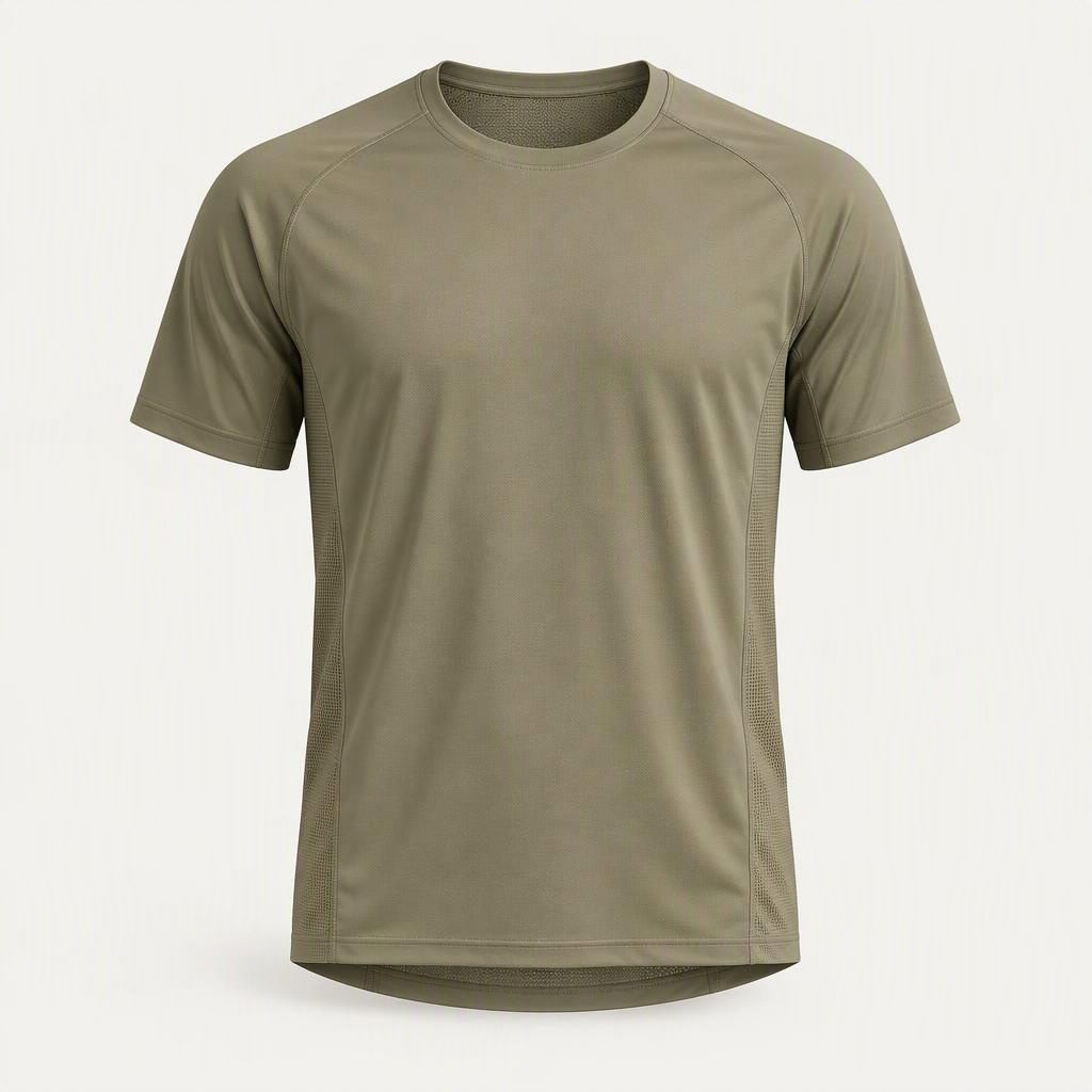 Run Tee Dry „Khaki Field“
