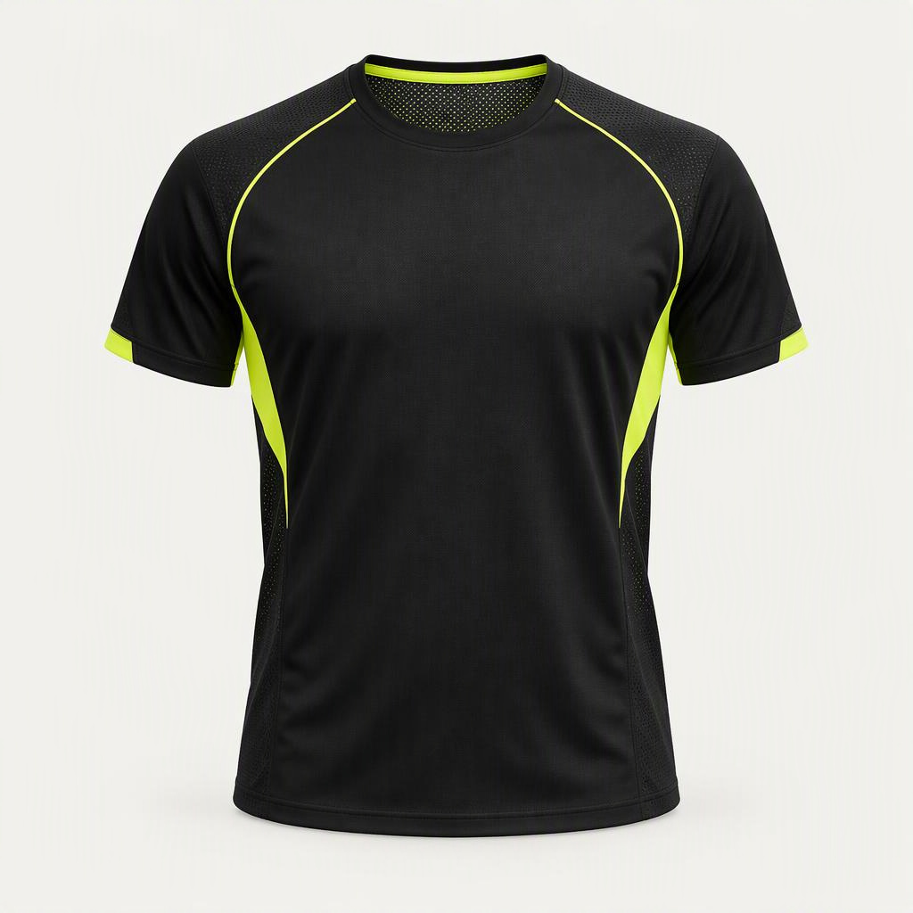 Run Tee Dry „Volt Black“