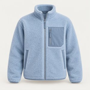Sherpa Fleece Jacket „Sky Haze“