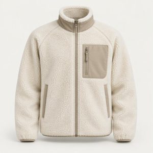Sherpa Fleece Jacket „Bone Sand“
