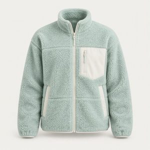 Sherpa Fleece Jacket „Arctic Mint“