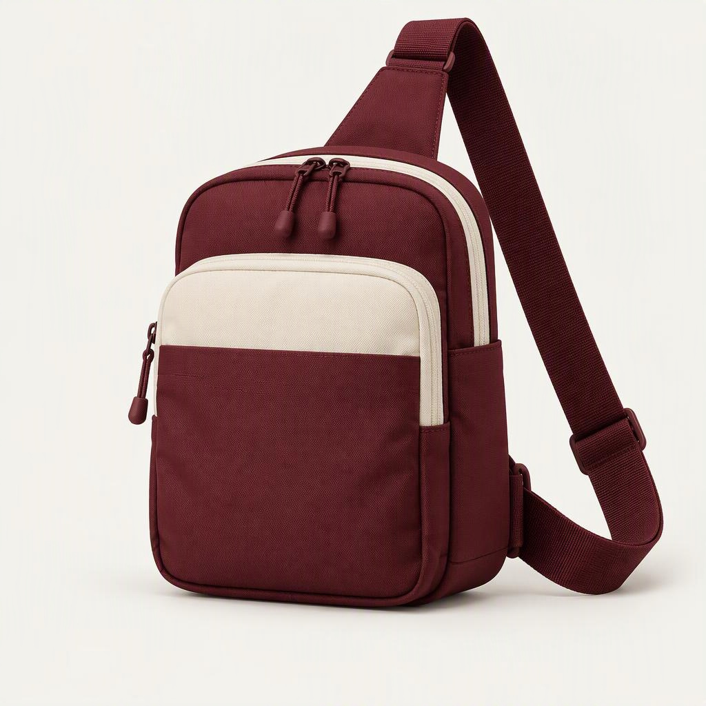 Sling Bag 4 L „Burgundy Cream“