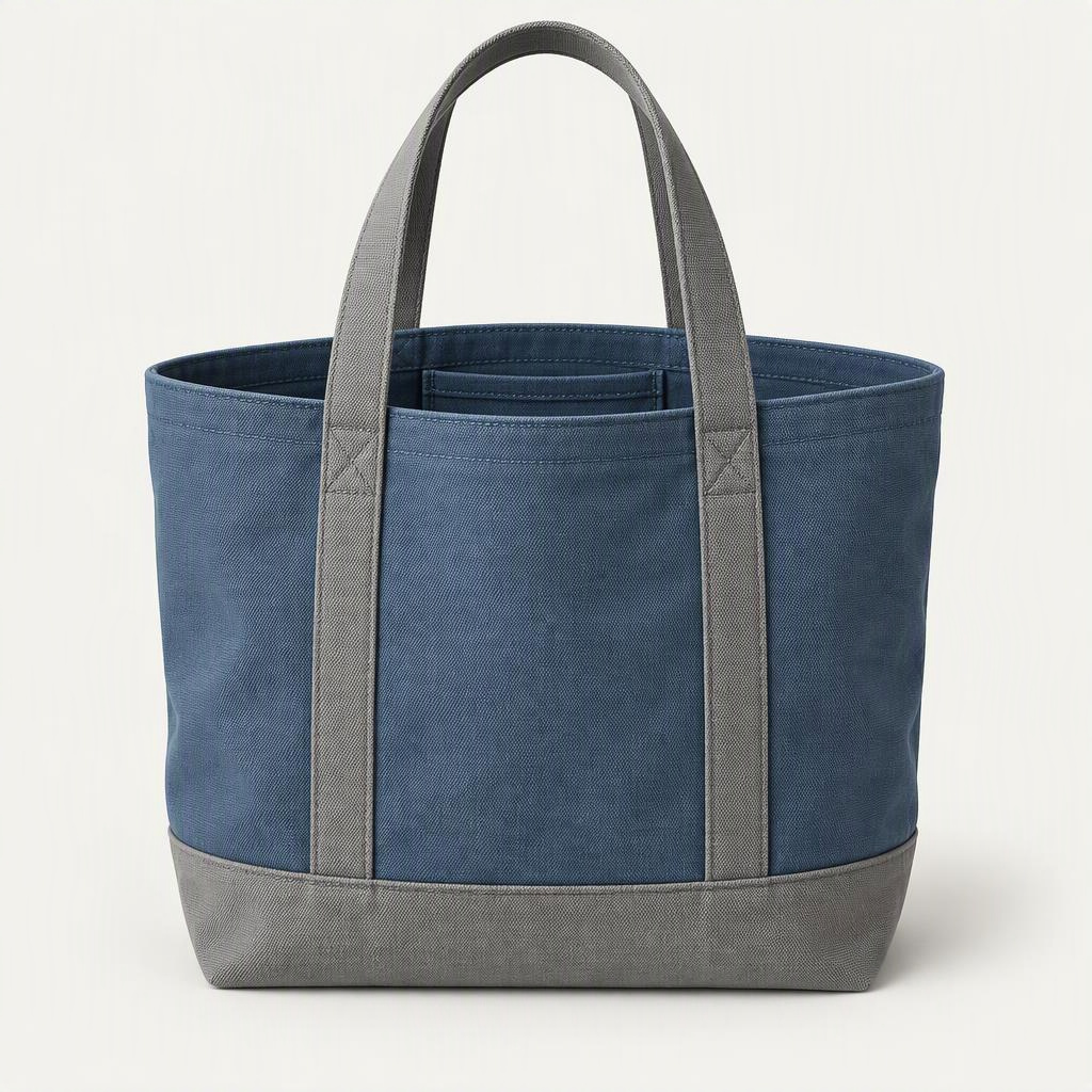 Tote Canvas „Steel Blue“
