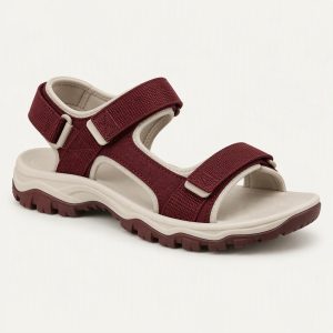 Trek Sandal Strap „Burgundy Cream“