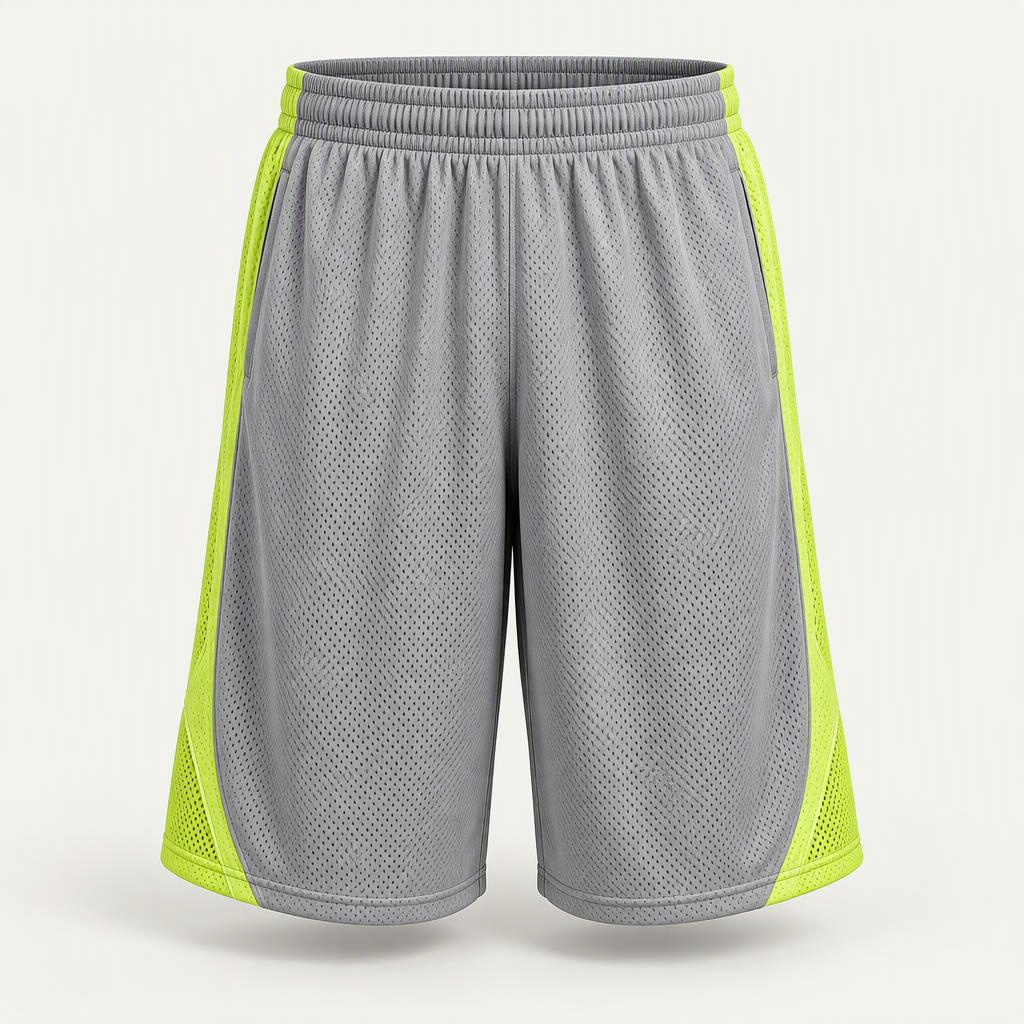 Basketball Short Mesh „Fog Lime“