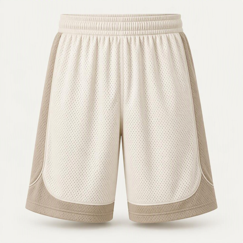 Basketball Short Mesh „Bone Sand“