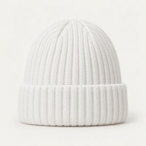 Beanie Rib „Triple White“