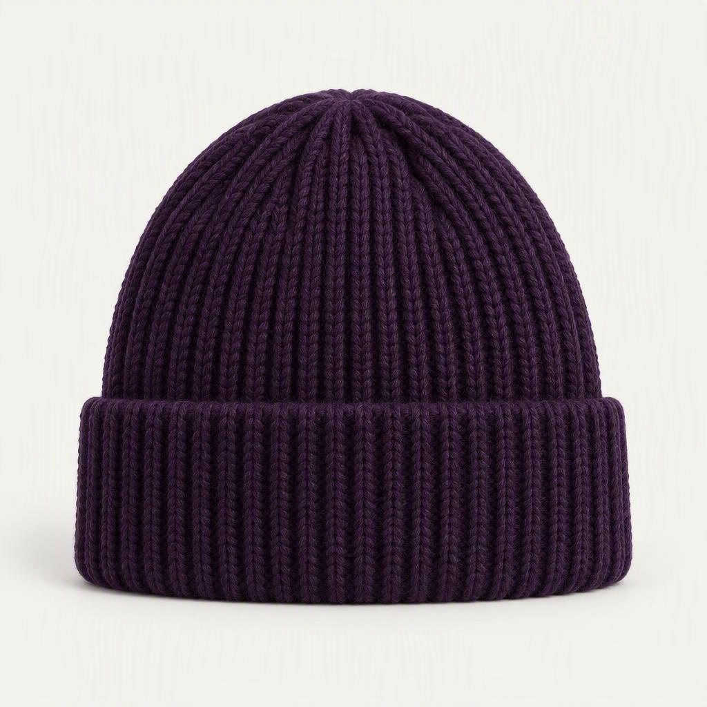 Beanie Rib „Ink Purple“