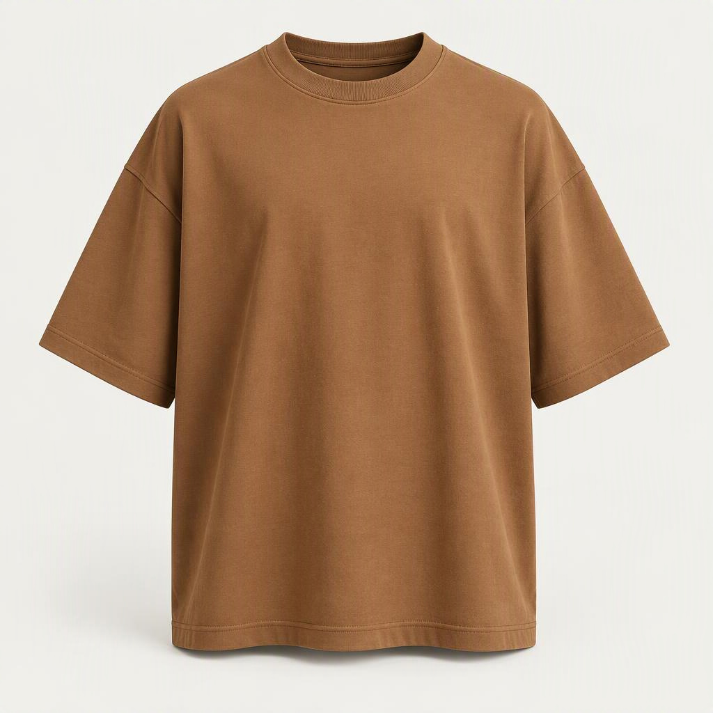 Boxy Tee „Caramel“