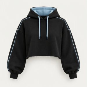 Cropped Hoodie „Polar Night“