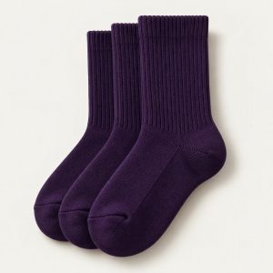 Crew Socks 3er-Pack „Ink Purple“