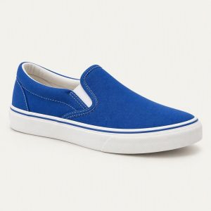 Canvas Slip-On „Cobalt Rush“