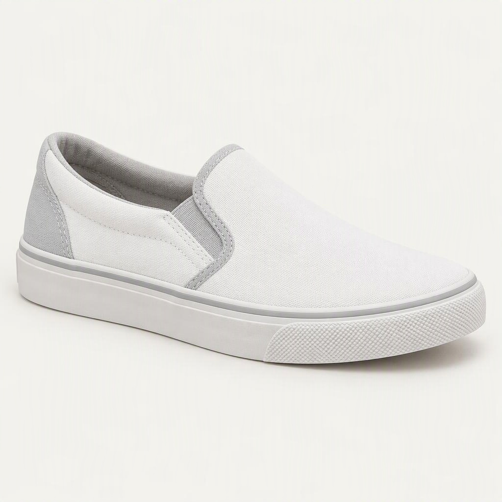 Canvas Slip-On „Glacier White“